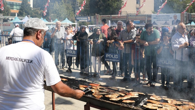 Kahramanmaraş'ta balık festivali coşkusu