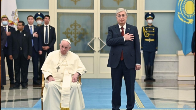 Papa Franciscus, Kazakistan’a ilk resmi ziyaretini gerçekleştiriyor