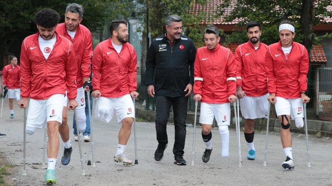 Ampute Milli Futbol Takımı'nın hedefi dünya şampiyonluğu