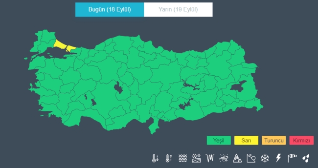 İstanbul'a kuvvetli yağış uyarısı: Önümüzdeki 2 saate dikkat