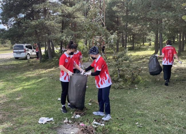 Milli boksörlerden çevre duyarlılığı