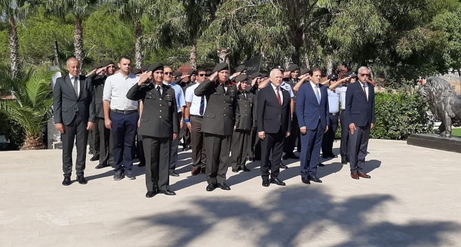 Boğaz Şehitliği’nde Gaziler Günü nedeniyle tören düzenlendi