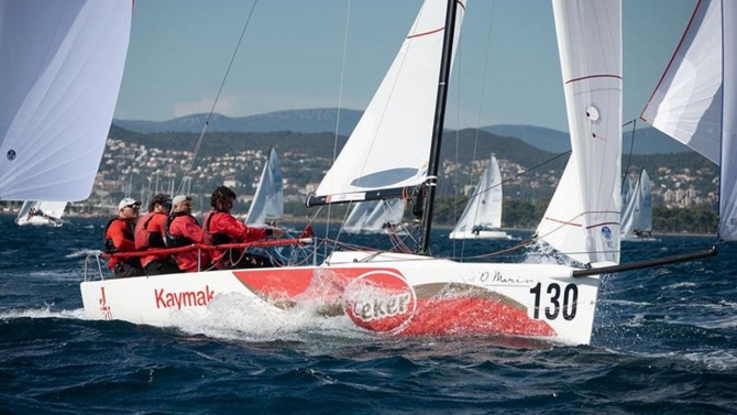 Eker Yelken Takımı'ndan J/70 Avrupa Şampiyonası'nda birincilik