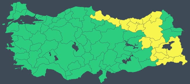 Meteoroloji'den fırtına, sağanak ve soğuk uyarısı