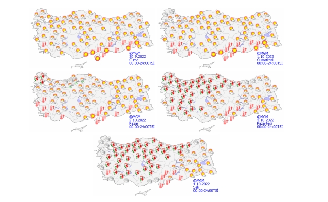 Meteoroloji uyardı: Sağanak yağış geliyor