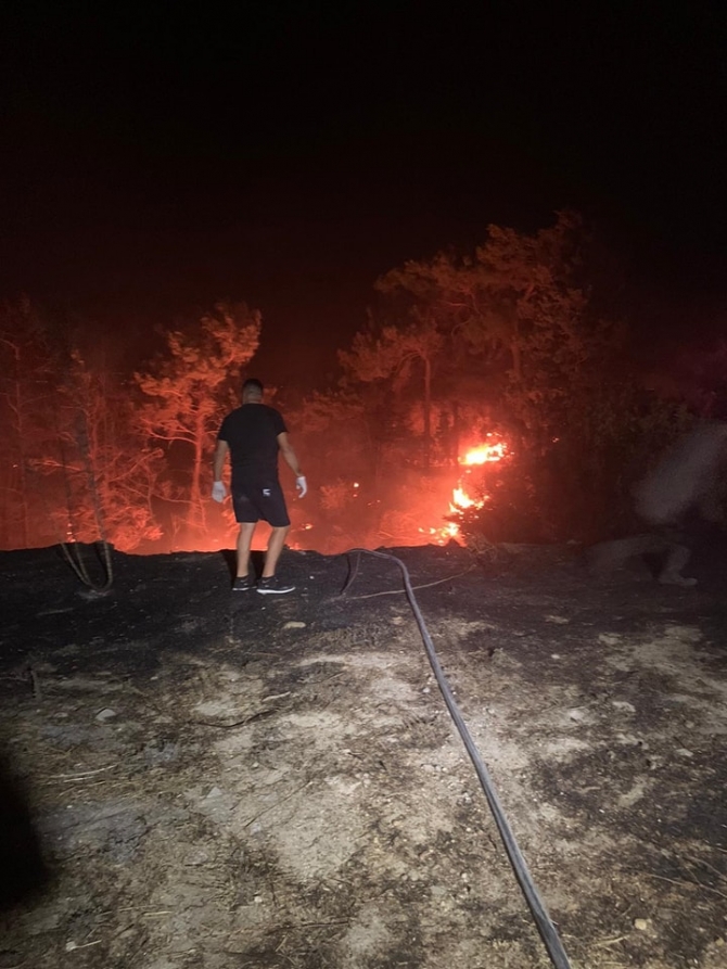Ağırdağ’daki yangın bölgesinden görüntüler gelmeye devam ediyor…