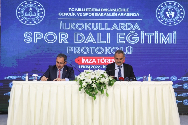 "İlkokullarda Spor Dalı Eğitimi Protokolü" imzalandı