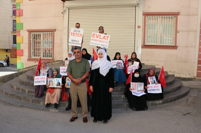 Diyarbakır'da evlat nöbetindeki aile sayısı 315 oldu