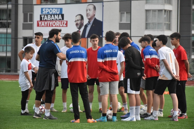 Karabük'te futbol yeteneği olan öğrenciler "Özkaynak" projesiyle keşfediliyor