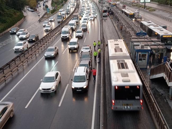 İstanbul'da yağış etkili oldu