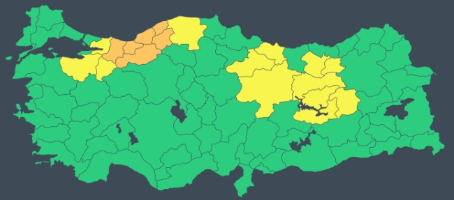 Meteorolojiden kuvvetli yağış ve fırtına uyarısı