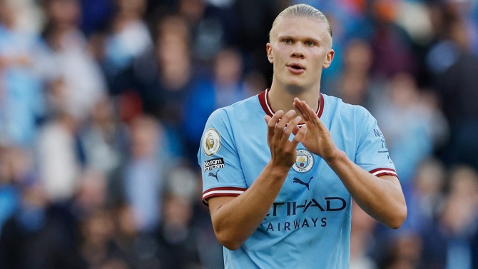 Erling Haaland yine attı Manchester City yine kazandı