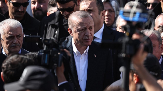 Cumhurbaşkanı Erdoğan, maden kazasının yaşandığı bölgede