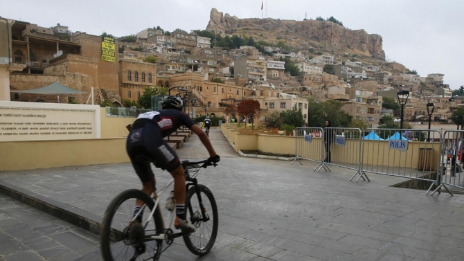 Mardin'de "Eski Mardin Sokakları Ulusal Dağ Bisikleti Kupası" düzenlendi