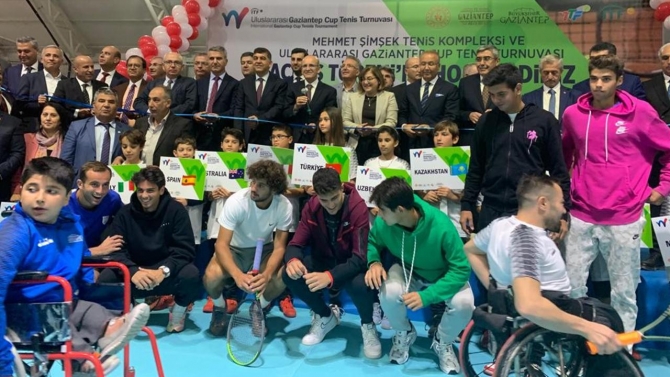 Uluslararası Gaziantep Cup Tenis Turnuvası'nın açılışı yapıldı