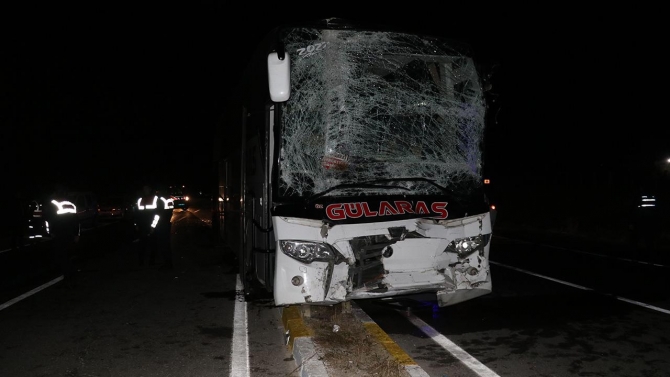 Sivas'ta yola çıkan at kazaya neden oldu: 15 yaralı