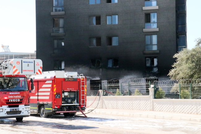 İzmir'de yurt yangını: 5 öğrenci hastaneye kaldırıldı