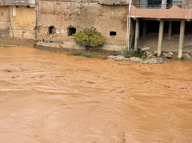 Kerkük'teki yağışlar Aşağı Zap Nehri'nin su seviyesini yükseltti