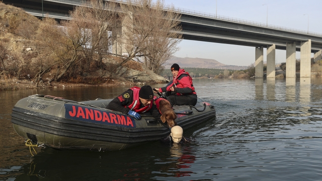 Su altında kaybolan cesetleri hassas burunlar buluyor