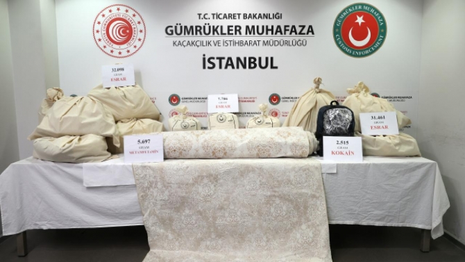 Sabiha Gökçen Havalimanı'nda 80 kilogram uyuşturucu ele geçirildi