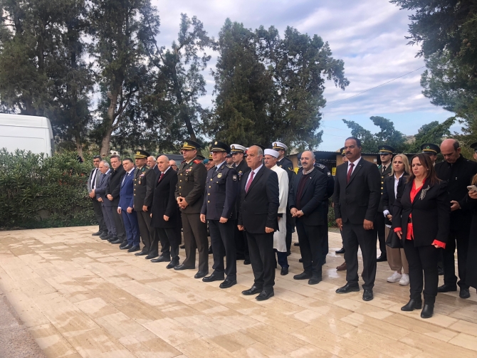 Kıbrıs Türkü’nün varoluş mücadlesi ve mücadelede şehit düşenler Lefke’de anıldı