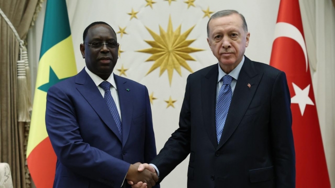 Cumhurbaşkanı Erdoğan ve Senegal Cumhurbaşkanı Sall görüştü