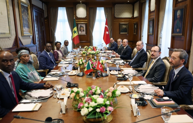 Cumhurbaşkanı Erdoğan ve Senegal Cumhurbaşkanı Sall görüştü