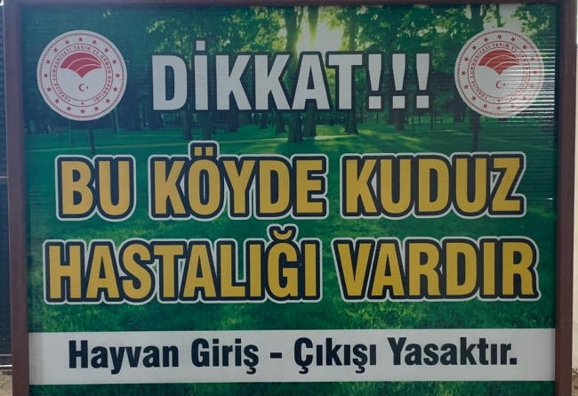 Köyde kuduz vakası: 6 ay karantina uygulanacak