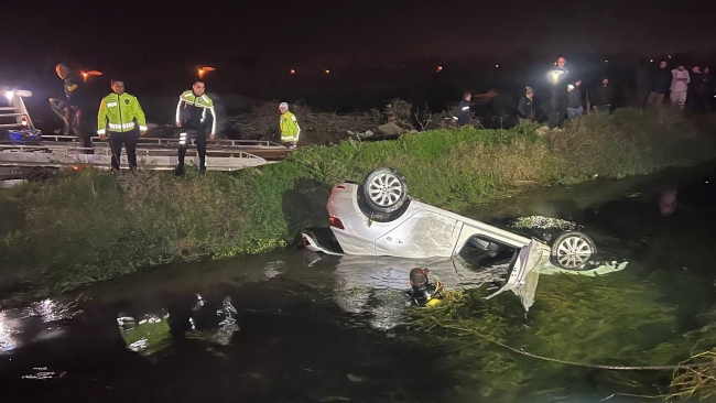 Antalya'da otomobil sulama kanalına düştü: 1 ölü