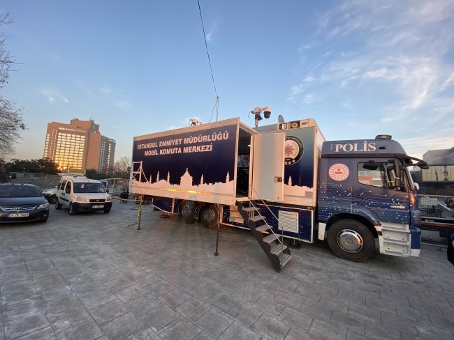 Mobil Komuta Merkezi'nden İstanbul kameralarla anlık takip ediliyor