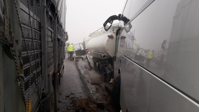 Kırşehir'deki zincirleme trafik kazasıyla ilgili bir sürücü tutuklandı