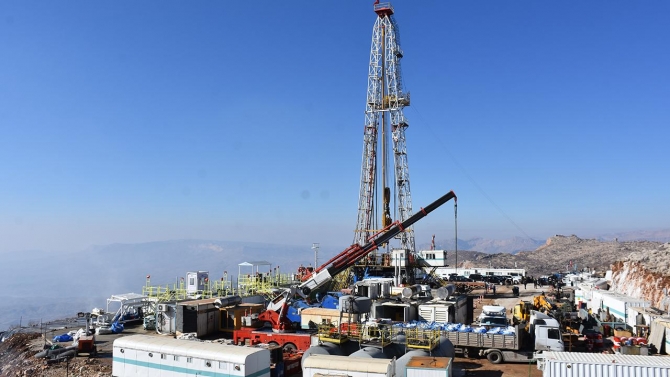 Şırnak Namaz Dağı bölgesinde petrol sondajına başlandı