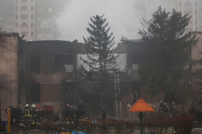 Ukrayna'da helikopter kazası: İçişleri Bakanı öldü