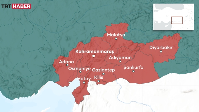 Kahramanmaraş'ta 7,4 büyüklüğünde deprem: 76 can kaybı