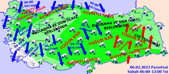 Deprem bölgesinde yoğun kar, fırtına ve sağanak bekleniyor