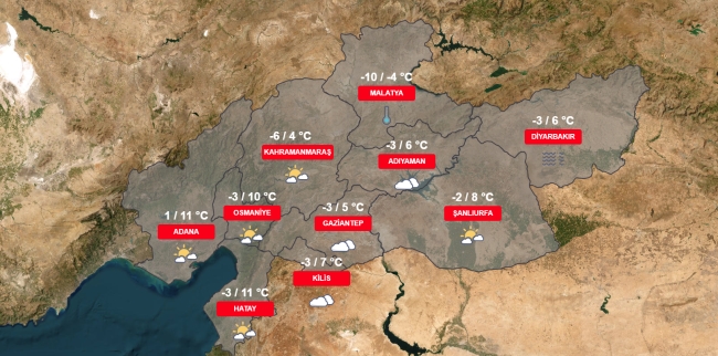 Meteoroloji'den deprem bölgesine özel hava tahmin hizmeti