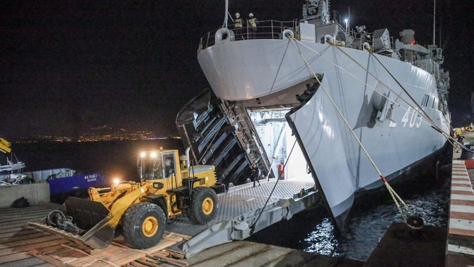 TCG Bayraktar gemisi İskenderun'a ulaştı