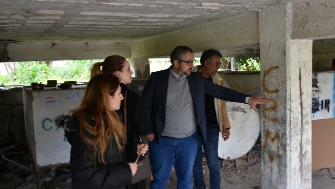 Girne Belediyesi riskli binalara yönelik çalışmaların devam ettiğini açıkladı