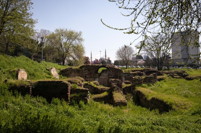 Arkeoloji Parkı'nda Roma dönemine ait heykel bulundu