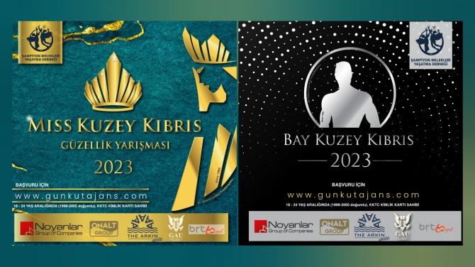 Miss Kuzey Kıbrıs ve Bay Kuzey Kıbrıs 2023 için başvurular başladı