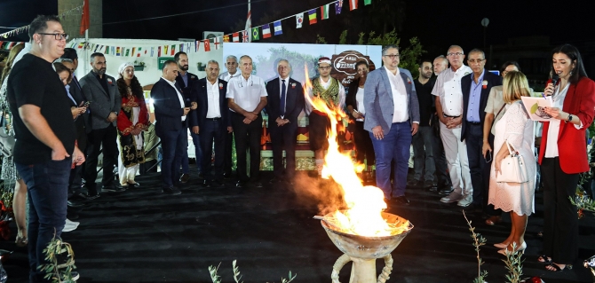 Töre, Girne Uluslararası Zeytin Festivalinin açılışına katıldı