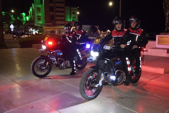 Girne’de motorlu polis timleri göreve başladı