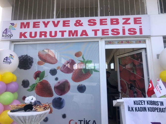 ‘Meyve ve Sebze Kurutma Tesisi’ törenle açıldı