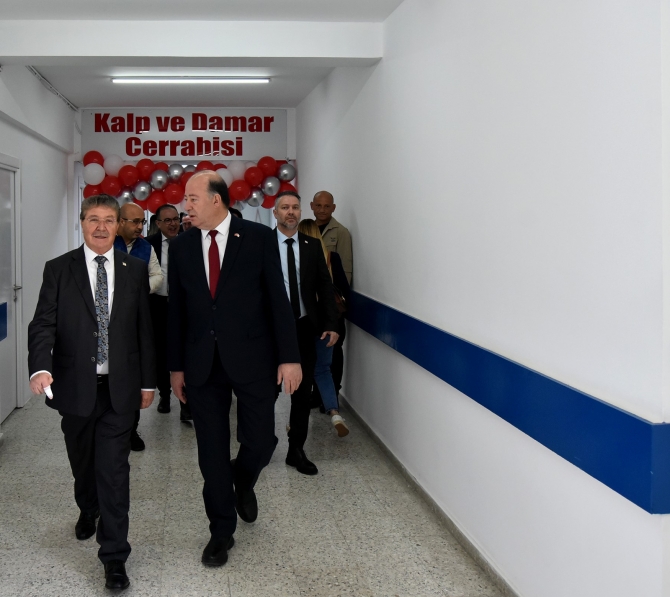 Dr. Burhan Nalbantoğlu Devlet Hastanesi Kalp ve Damar Cerrahisi servisi yenilendi