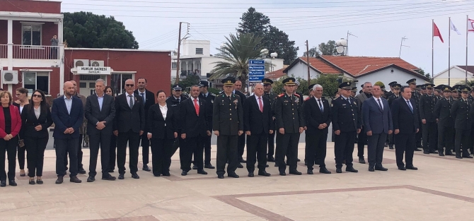  18 Mart Şehitleri Anma Günü nedeniyle Başkent Lefkoşa ve tüm ilçelerde törenler gerçekleştirildi