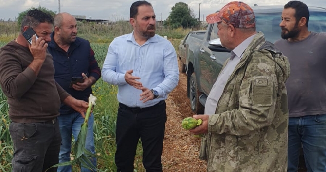 Bakan Çavuş’tan selden etkilenen üreticilere “geçmiş olsun” ziyareti