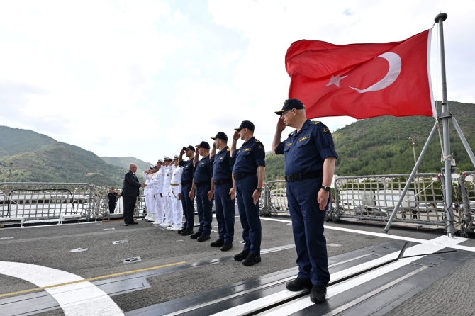 Doğu Akdeniz’de icra edilen Denizkurdu Tatbikatı seçkin gözlemci günü başladı