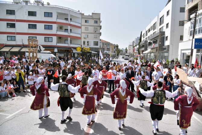 Başkent Lefkoşa’da 105. Yıl Korteji düzenlendi