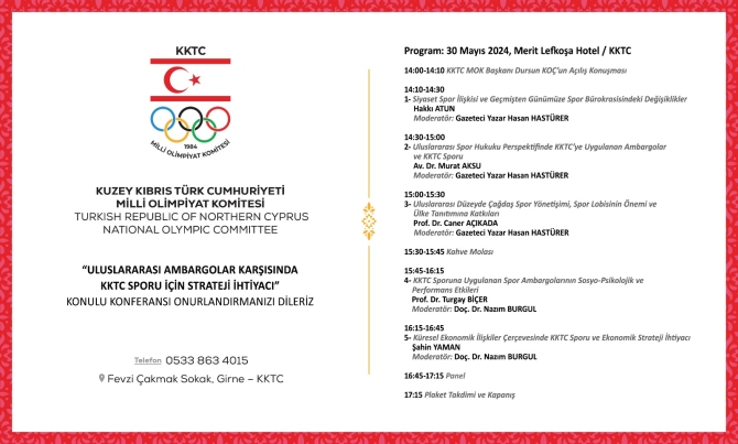 KKTC Milli Olimpiyat Komitesi seminer düzenliyor