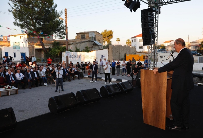 Cumhurbaşkanı Tatar, 1.Geçitkale-Serdarlı Belediyesi “Kültür ve Sanat Festivali” açılışına katıldı